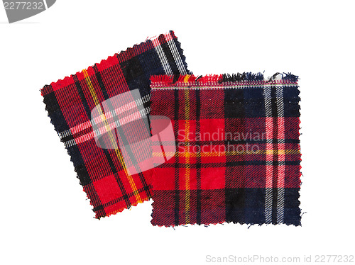 Image of Scottish checked fabric