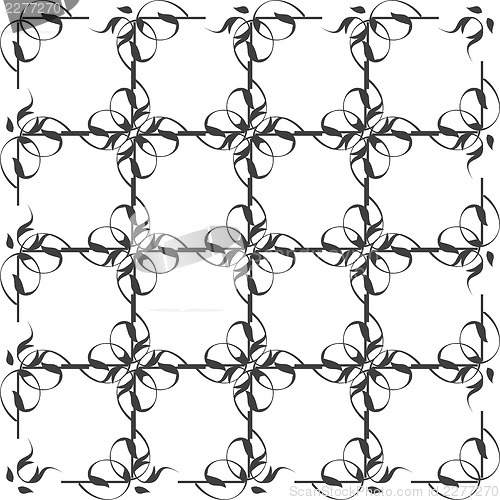 Image of abstract monochrome curved lines seamless