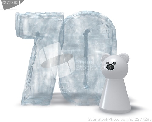 Image of frozen seventy and polar bear
