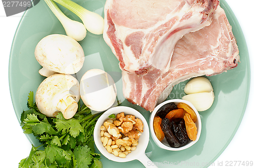 Image of Pork Chop with Ingredients