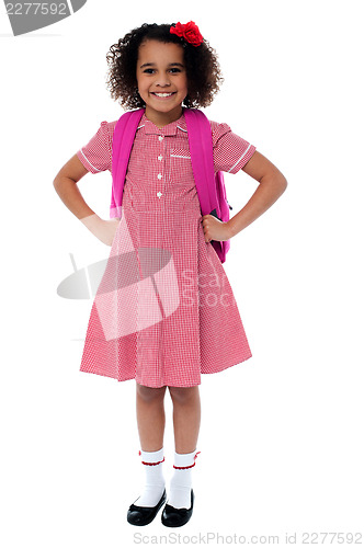 Image of Ready to go to school...