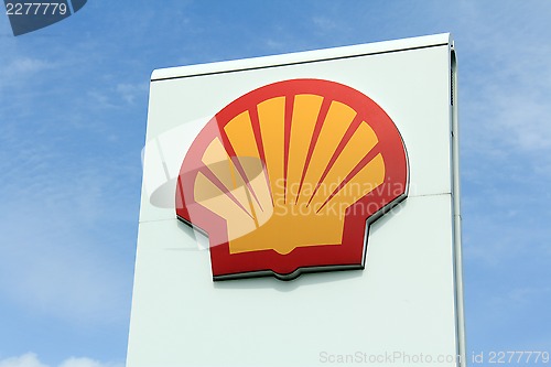 Image of Logo Shell against Sky