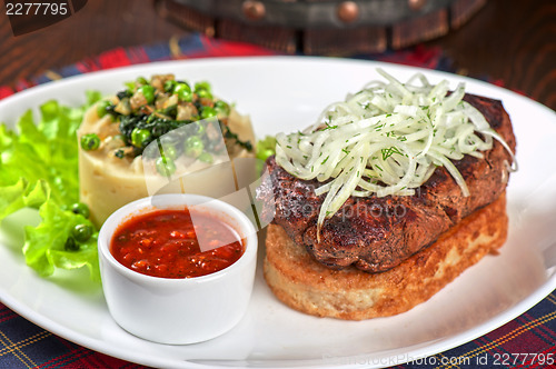 Image of Gourmet steak meat