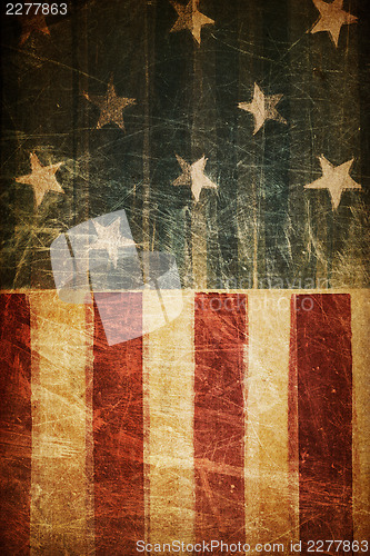 Image of Abstract american patriotic background (based on flag theme)