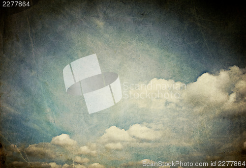 Image of Vintage sky classic background