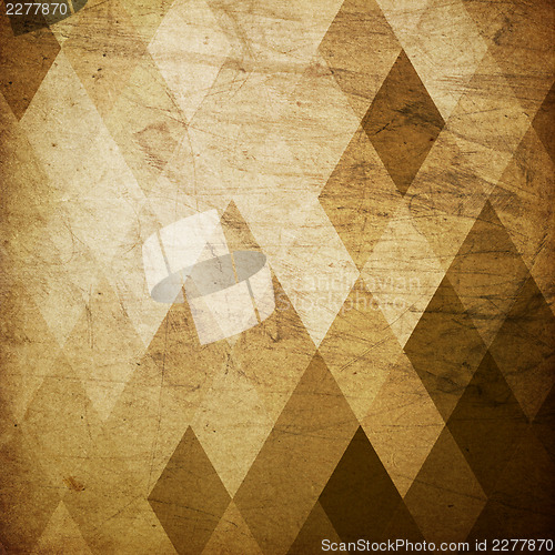 Image of Vintage grunge harlequin background. 