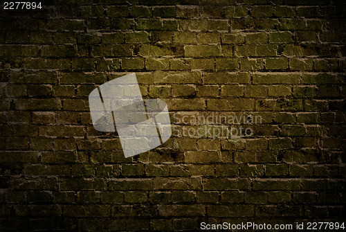 Image of old brick wall. Grunge background.