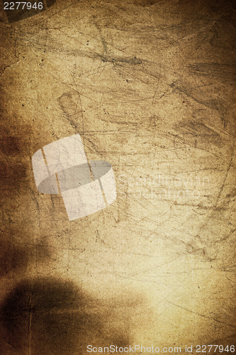 Image of Old burnt paper, closeup shot