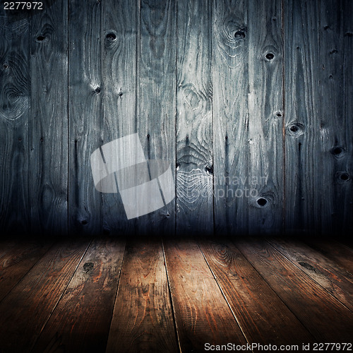 Image of vintage old house interior, wood texture background