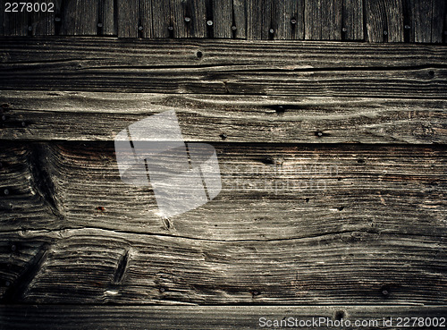 Image of Old wooden planks. Abstract grungy background