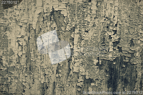 Image of Cracked paint texture, sepia toned