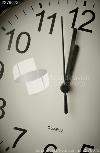 Image of  Clock Near Twelve 