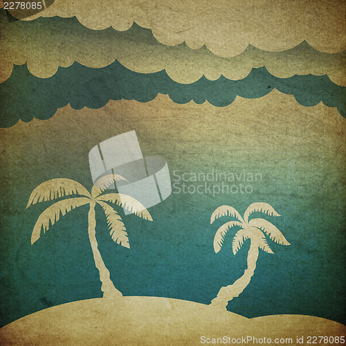 Image of Summer travel concept background