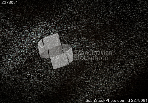 Image of Black leather texture