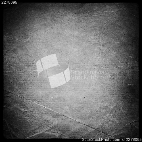 Image of Square shaped grunge background mask. Isolated on black