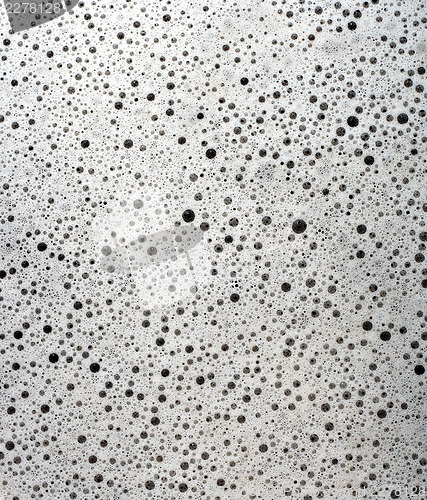 Image of Bubbles of dirty soapy water background.
