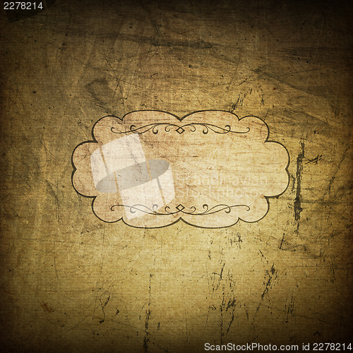 Image of Vintage styled grunge background