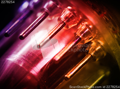 Image of Macro of cathode ray tube