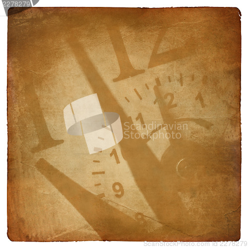 Image of Grunge time theme background