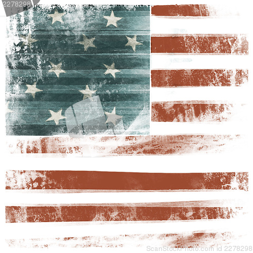 Image of American patriotic background isolated on white