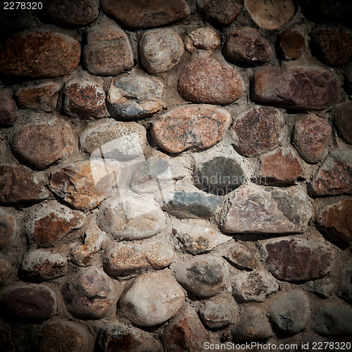 Image of Pattern of old stone wall.