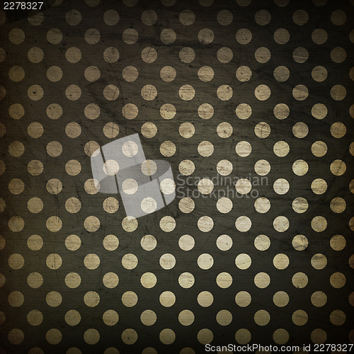 Image of Black polka dot grunge background
