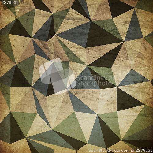 Image of Retro triangles background