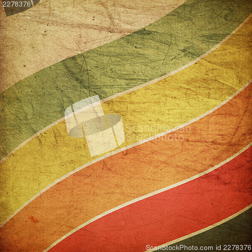 Image of Vintage grunge colorful lines background.