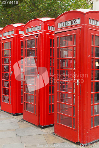 Image of London telephone box