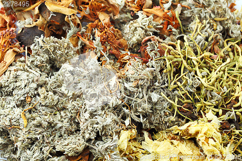 Image of Chinese herbal tea ingredients