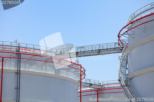 Image of Oil refinery tank