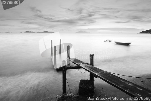 Image of Monochrome pier
