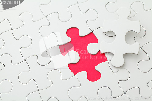 Image of Puzzle with missing part 