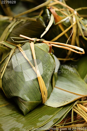 Image of Rice dumpling close up 