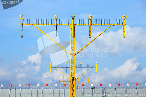 Image of Airport approach landing direction light