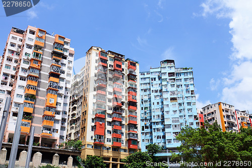 Image of Old apartments in Hong Kong