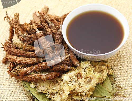 Image of Chinese herbal medicine with ingredient