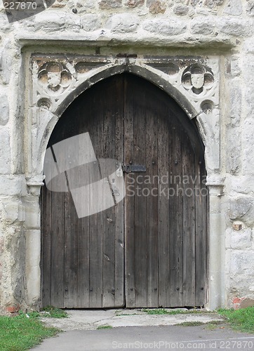 Image of church door