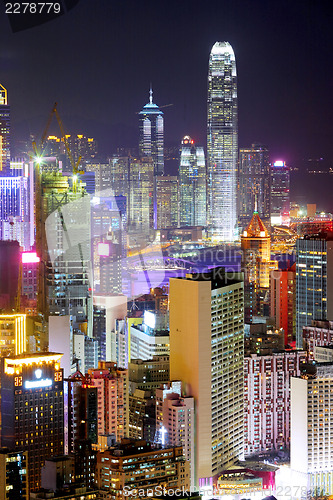 Image of Hong Kong at night