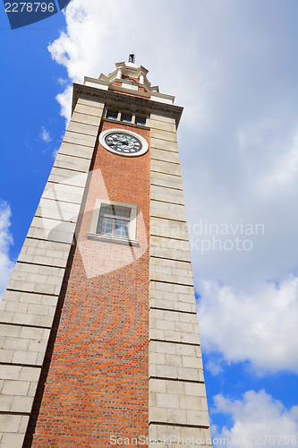 Image of clock tower in Tsim Sha Tsui , Hong Kong