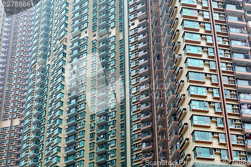 Image of Exterior of residential building in Hong Kong 