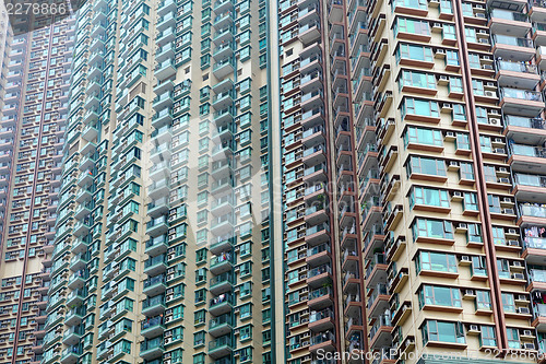 Image of Exterior of residential building in Hong Kong 