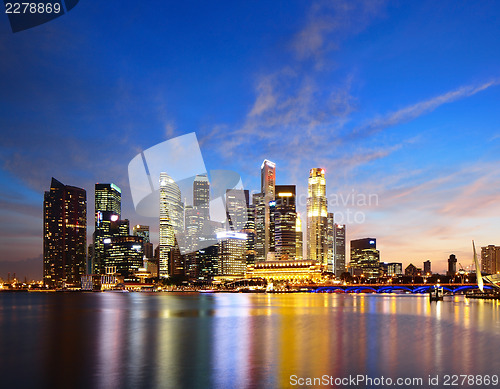 Image of Singapore skyline 
