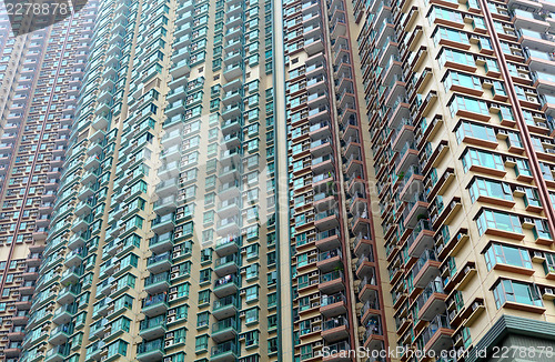 Image of Exterior of apartment building in Hong Kong 