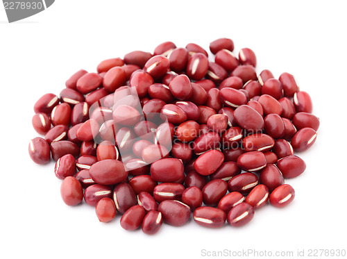 Image of Red Bean Adzuki isolated on white background