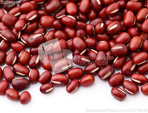 Image of Red Bean Adzuki on white background