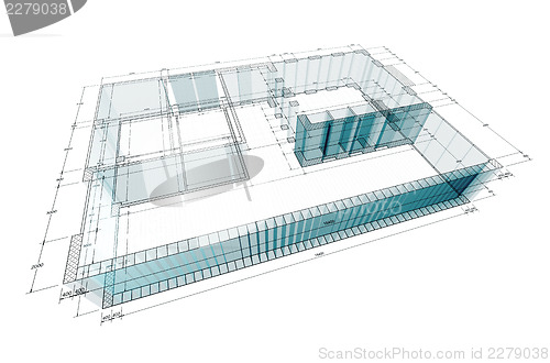 Image of 3d blueprint