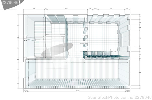 Image of 3d blueprint