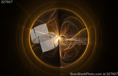 Image of Abstract fractal flame ball