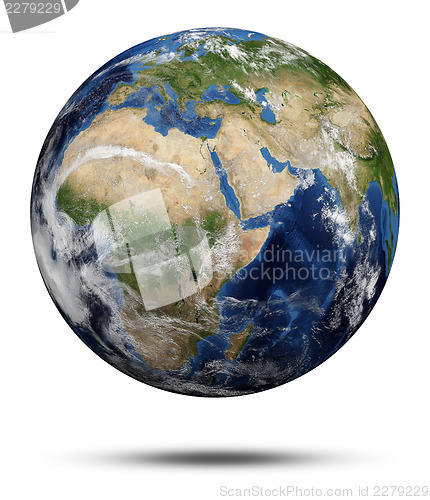 Image of Africa and Asia